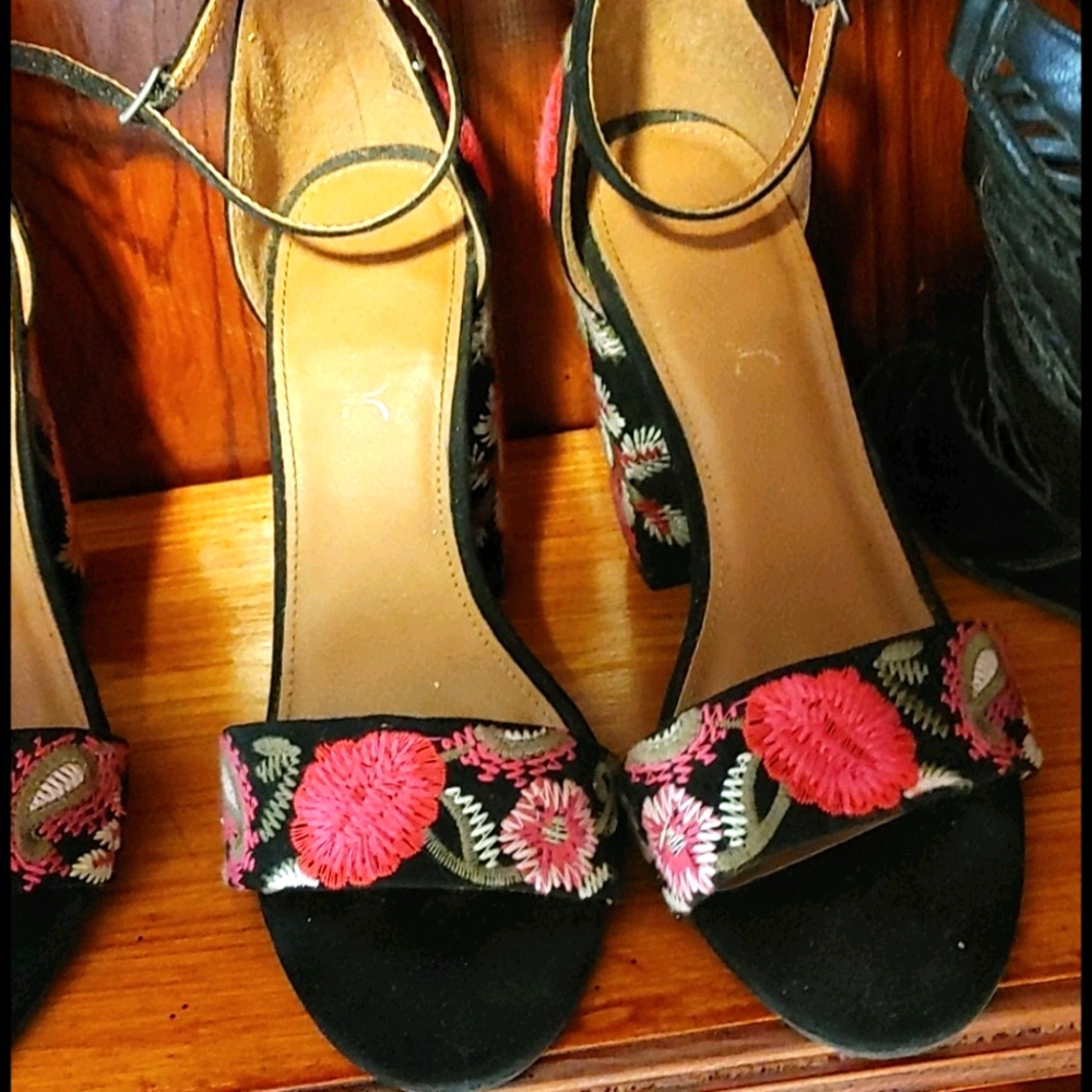 Lace heels